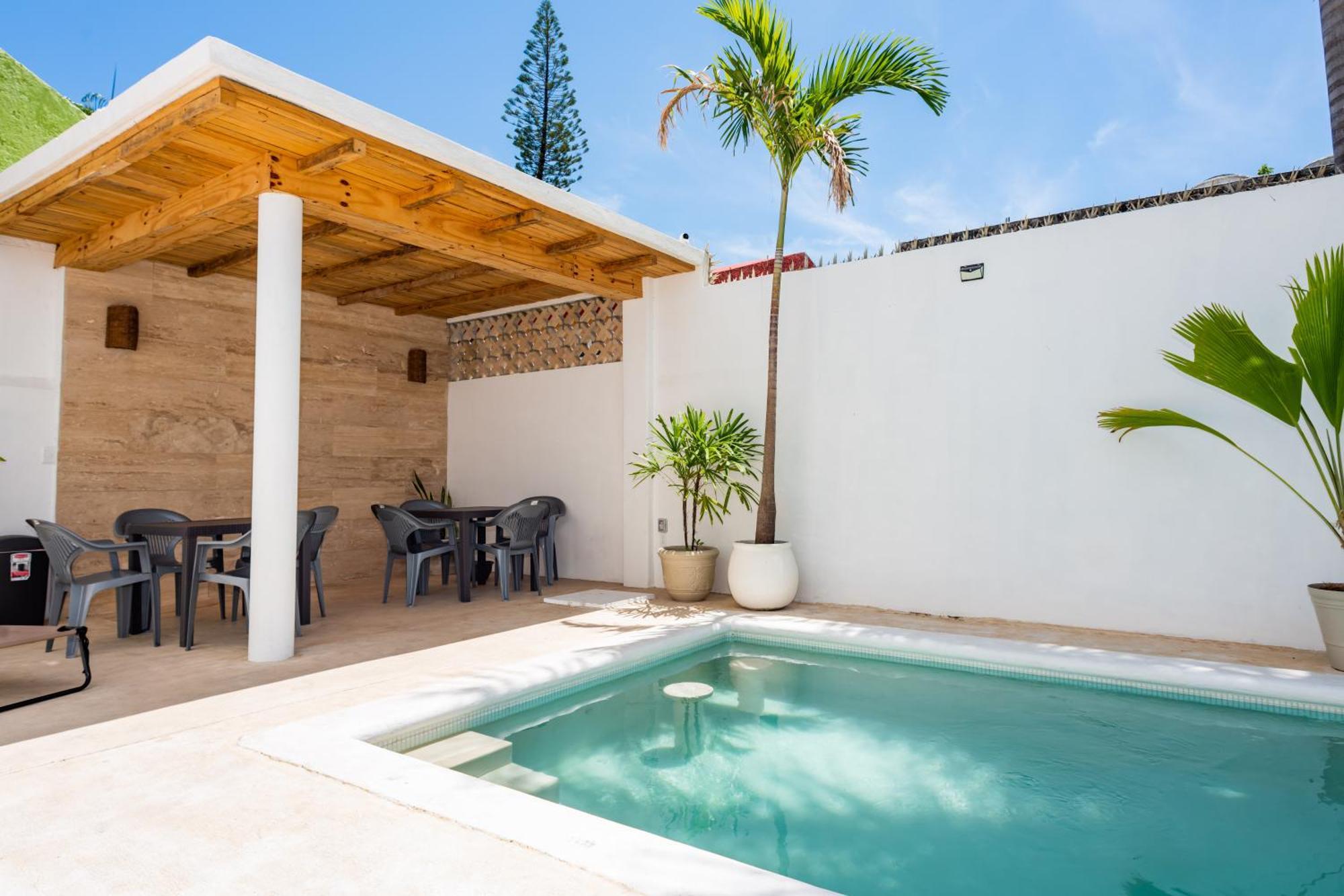 Vica Guest House Con Piscina En La Entrada De La Zona Hotelera Cancún Zewnętrze zdjęcie